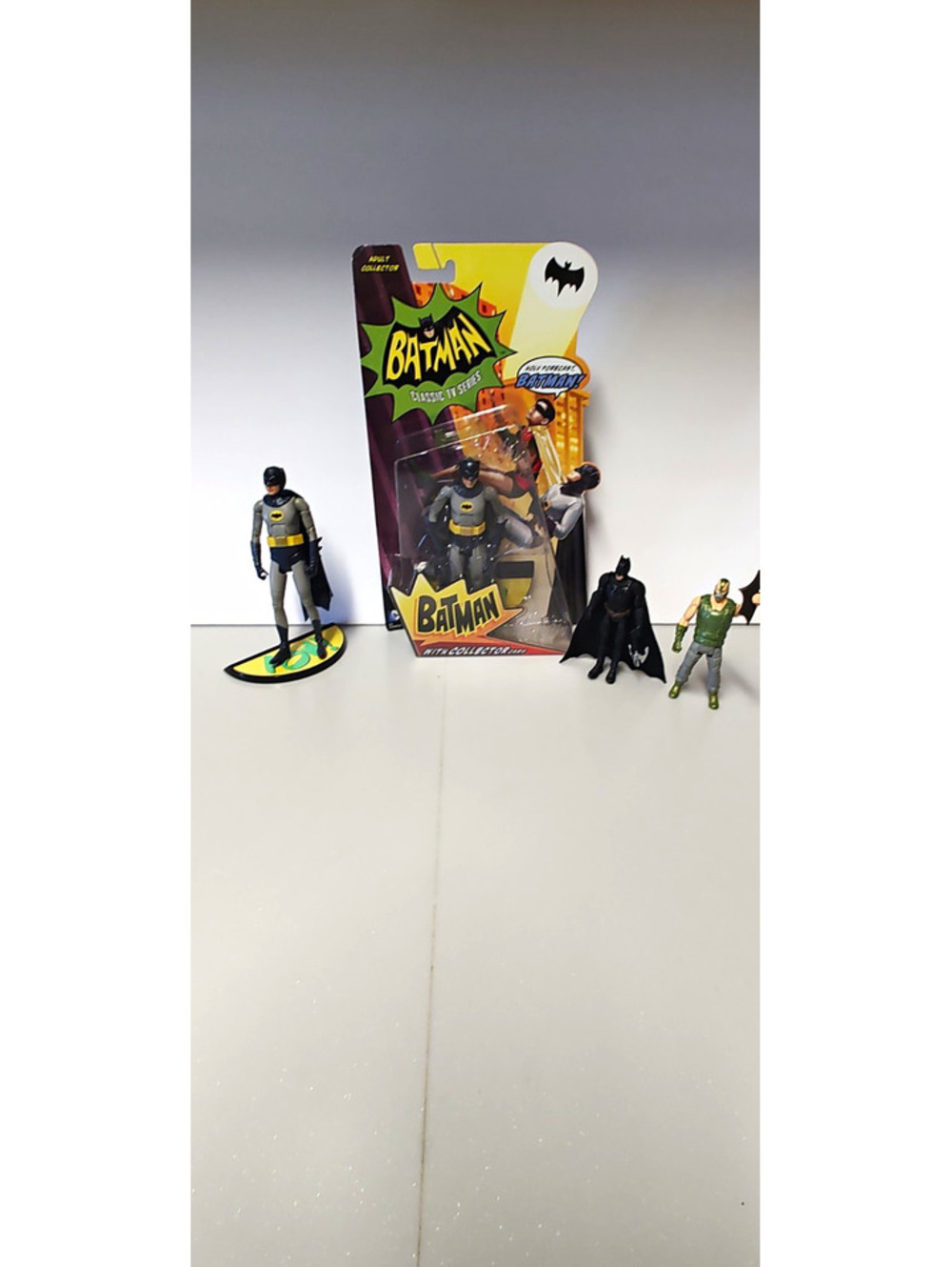 Batman 1966 Classic TV Series Mattel Y9634 Figure Lot Adam West Bane DC